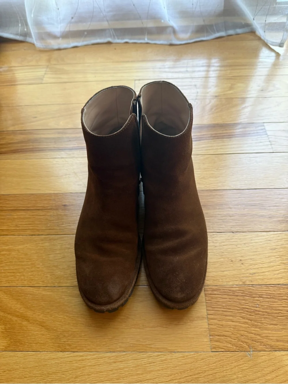 Stuart Weitzman MAELIE BOOTIE suede size 6 color Brown